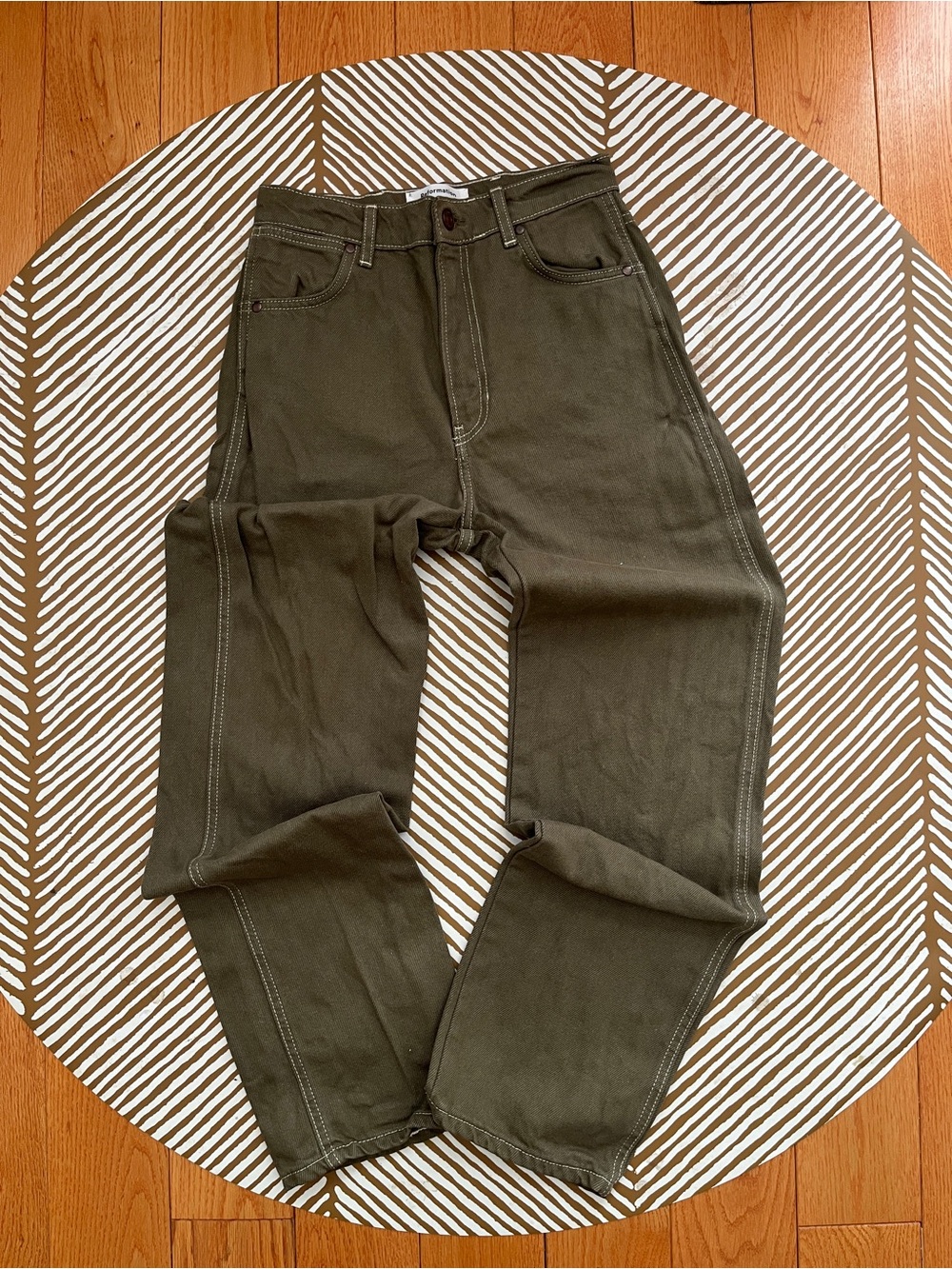 Reformation Cowboy High Rise Straight Jeans (women’s 26)